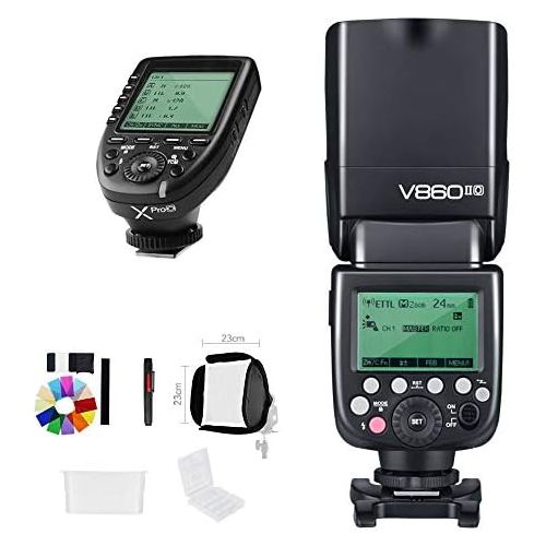  Godox Ving V860II-O 2.4G GN60 TTL HSS 18000s Li-ion Battery Camera Flash Speedlite with Xpro-O Wireless Flash Trigger Compatible Olympus Panasonic Cameras