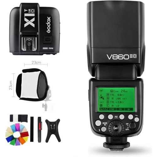  Godox VING V860II-O GN60 HSS 18000s TTL Li-ion Battery Speedlite Flash + X1T-O Trigger Compatible for Olympus Panasonic Cameras