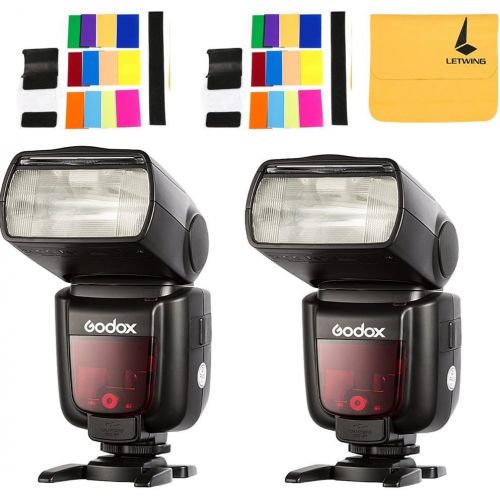  Godox GODOX TT685F HSS 2.4G TTL GN60 2X Camera Flash High-Speed Sync External Compatible Fujifilm Camera X-Pro2 X-T20 X-T1 X-T2 X-Pro1 X100F,GODOX X1T-F Flash Trigger Compatible Fuji DSL