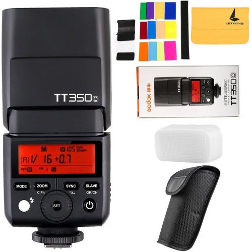  Godox TT350o 2.4G HSS 18000s TTL GN36 2X Camera Flash Speedlite X1T-O TTL 18000s HSS 32 Channels 2.4G Flash Trigger Transmitter Compatible OlympusPanasonic Mirrorless Digital Ca