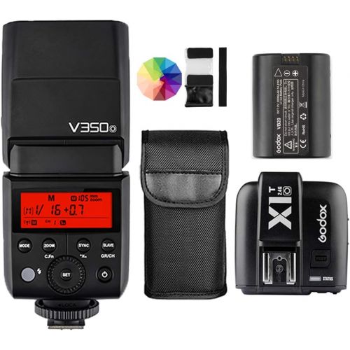  Godox GODOX V350O TTL Li-ion Battery Flash Speedlite with X1T-O 2.4G Wireless Strobe Trigger for Olympus Panasonic Cameras