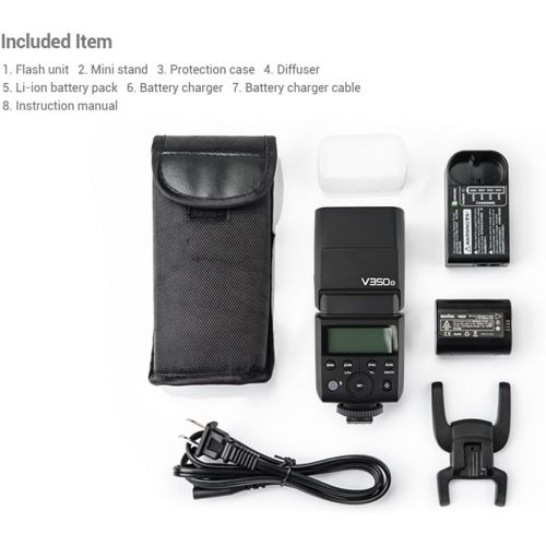  Godox GODOX V350O TTL Li-ion Battery Flash Speedlite with X1T-O 2.4G Wireless Strobe Trigger for Olympus Panasonic Cameras