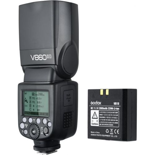  Godox V860IIF E-TTL HSS 18000s 2.4G GN60 Li-ion Battery Camera Flash speedlite for Fujifilm DSLR X-Pro2 X-T20 X-T1 X-T2 X-Pro1 X100F