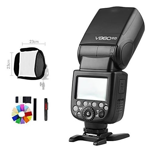  Godox VING V860II-O GN60 HSS 18000s TTL Li-ion Battery Speedlite Flash Compatible for Olympus Panasonic Cameras