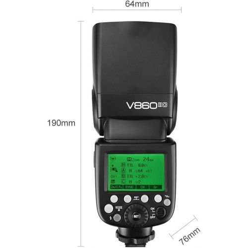  Godox VING V860II-O GN60 HSS 18000s TTL Li-ion Battery Speedlite Flash Compatible for Olympus Panasonic Cameras