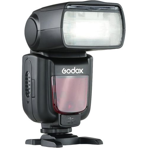  Godox TT600 2.4G Wireless 2X Camera Flash Speedlite, X1T-C Wireless Transmitter for Canon EOS Series Cameras,2X Diffuer,2X LETWING Color Filter