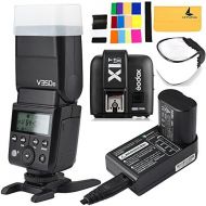 Godox V350S TTL 2.4G Camera Flash with Built-in Rechargeable 7.2V2000mAh Li-ion Battery,Godox X1T-S Flash Trigger for For Sony Camera