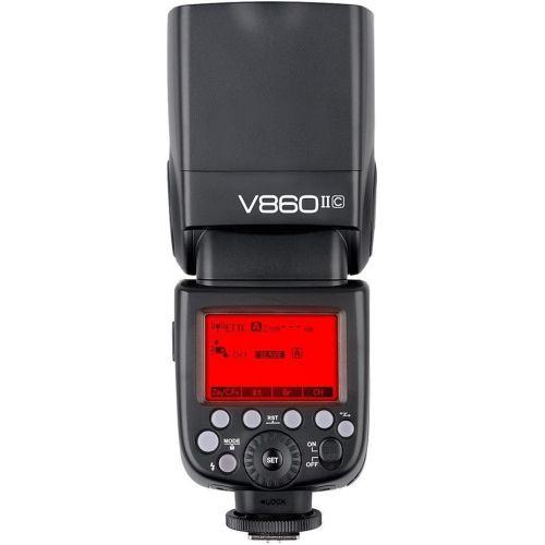  Godox V860II-C E-TTL 2.4G High Speed Sync 18000s GN60 Li-ion Battery Camera Flash speedlite light + Godox X1T-C Wireless Remote Flash Trigger Transmitter for Canon EOS cameras