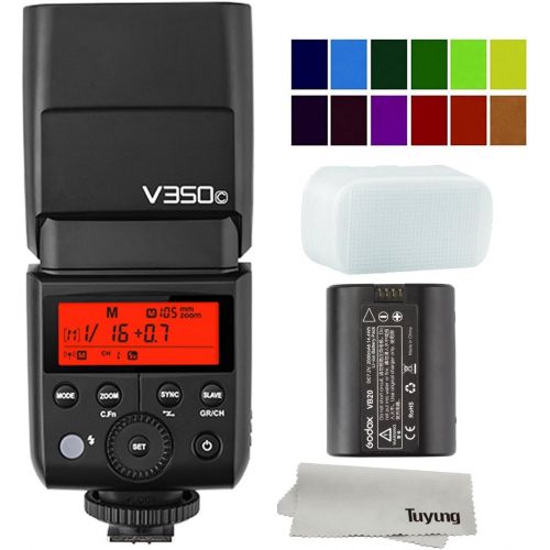  Godox V350C Li-ion Battery Powered 2.4G Wireless Mini TTL Speedlite Flash for Canon Cameras M3 M5 M6 M50 1300D 750D 200D 5D 6D 7D 80D 100D 600D 800D 70D 700D 77D 2000D 4000D D3400