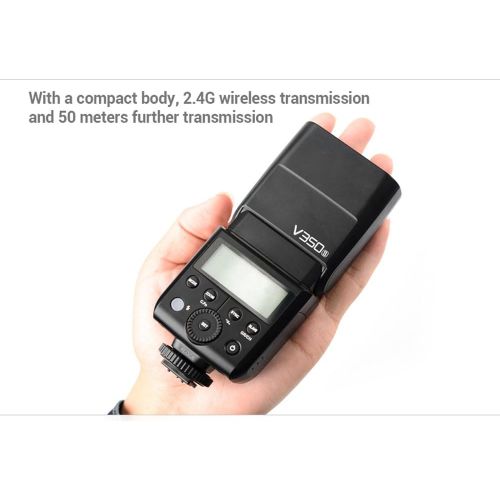  Godox V350S TTL 2.4G GN36 18000s HSS Camera Flash Speedlite with Li-ion Battery for Sony A7RIII A6000 A7RII A7R A77II RX10 A9 A58 A99 ILCE6000L