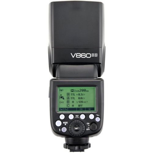  Godox V860II-S GN60 TTL HSS 18000S 2.4G Wireless Speedlite with High Power 2000mAh Lithium Battery Pack for Sony A7 A7S A7R A7 II A7R II A7S II A6000 A6300