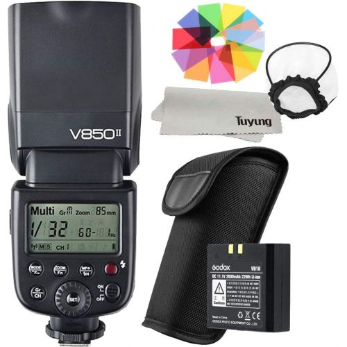  Godox V850II Built-in 2.4G Supports Master Slave Li-ion Battery GN60 for Canon Nikon Pentax Olympus etc