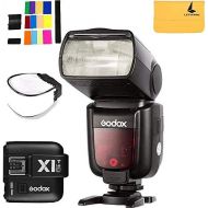 Godox TT685C Thinklite TTL Camera Flash 2.4GHz High Speed 18000s GN60 Compatible Canon EOS Cameras E-TTL II Autoflash+Godox X1T-C TTL Wireless Transmitter Compatible Canon EOS Ser