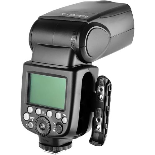  Godox TT685O 2.4G GN60 TTL Flash Speedlite High Speed Sync 18000s + X1T-O Wireless Flash Trigger Transmitter Compatible for Olympus Panasonic Camera+Diffuser & Filter +USB LED