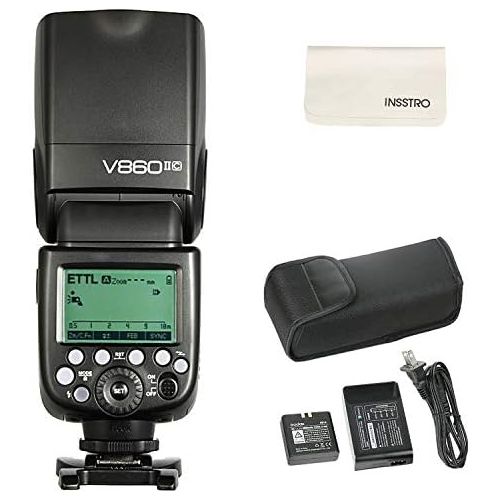  Godox V860II-C Pioneering Camera Flash Speedlite, 2.4G X Wireless HSS GN60 Speedlight Flash Canon EOS Cameras Canon 6D 7D 50D 60D 500D 550D 600D 650D 1000D 1100D 1DX 580EX II 5D Ma