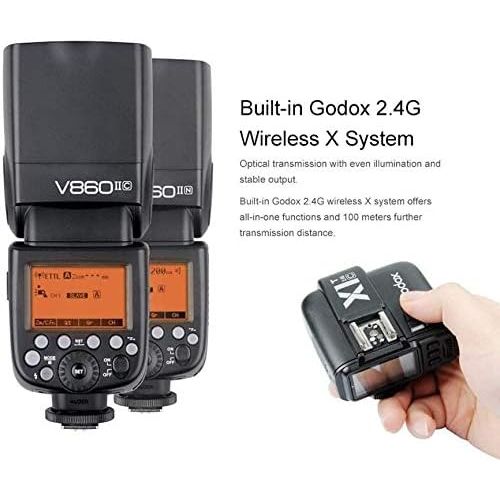  Godox V860II-N 2.4G TTL Li-on Battery Camera Flash Compatible Nikon D800 D700 D7100 D7000 D5200 D5100 D5000 D300 D300S D3200 D3100 D3000 D200 D70S D810 D610 D90 D750,Godox Xpro-N F