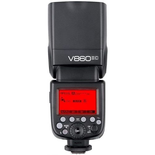  Godox V860II-C 2.4G GN60 TTL HSS 18000s High Power Lithium Battery SlaveMaster Speedlite for Canon 6D 7D 50D 60D 1DX 600D 600EX-RT 580EX II 5D Mark II III