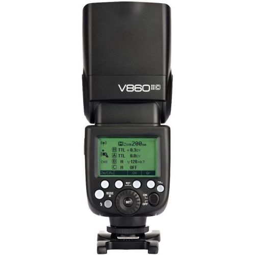  Godox V860II-C 2.4G GN60 TTL HSS 18000s High Power Lithium Battery SlaveMaster Speedlite for Canon 6D 7D 50D 60D 1DX 600D 600EX-RT 580EX II 5D Mark II III