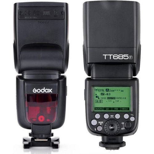  Godox TT685F HSS 2.4G TTL GN60 Camera Flash Speedlite High-Speed Sync Compatible Fujifilm Camera X-Pro2 X-T20 X-T1 X-T2 X-Pro1 X100F,Godox XPro-F Wireless High Speed Sync 18000s F