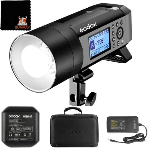  Godox AD400Pro TTL Outdoor Monolight All-in One Flash Light 18000s HSS 400Ws GN72 Built-in 2.4G Wireless Compatible Canon Nikon Sony Fujifilm Olympus Panasonic Cameras