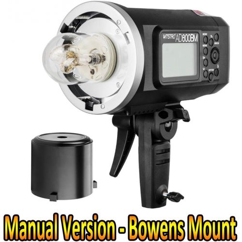  Godox AD600BM Bowens Mount 600Ws GN87 High Speed Sync Outdoor Flash Strobe Light with X1N Wireless Flash Trigger, 8700mAh Battery to Provide 500 Full Power Flashes and Recycle in 0