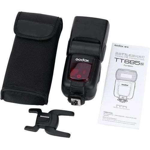  Godox Thinklite TTL HSS TT685N Camera Flash with X1T-N Transmitter High Speed 18000 GN60 for Nikon DSLR Cameras (2TT685N+X1T-N)