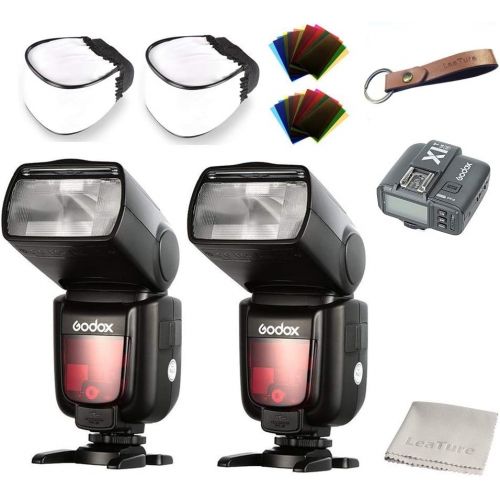  Godox Thinklite TTL HSS TT685N Camera Flash with X1T-N Transmitter High Speed 18000 GN60 for Nikon DSLR Cameras (2TT685N+X1T-N)