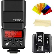 Godox TT350S 2.4G TTL GN36 18000s High-Speed Sync Camera Flash Speedlite light +Godox X1T-S Wireless flash Trigger Transmitter for Sony DSLR Camera
