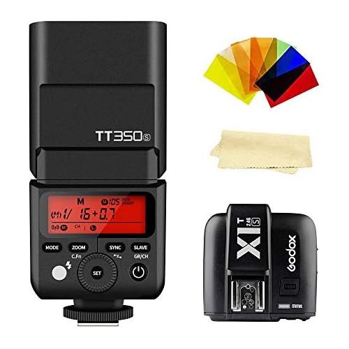  Godox TT350S 2.4G TTL GN36 18000s High-Speed Sync Camera Flash Speedlite light +Godox X1T-S Wireless flash Trigger Transmitter for Sony DSLR Camera