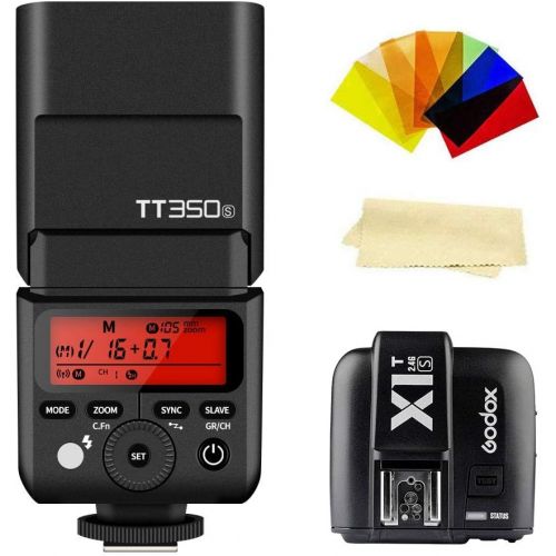  Godox TT350S 2.4G TTL GN36 18000s High-Speed Sync Camera Flash Speedlite light +Godox X1T-S Wireless flash Trigger Transmitter for Sony DSLR Camera