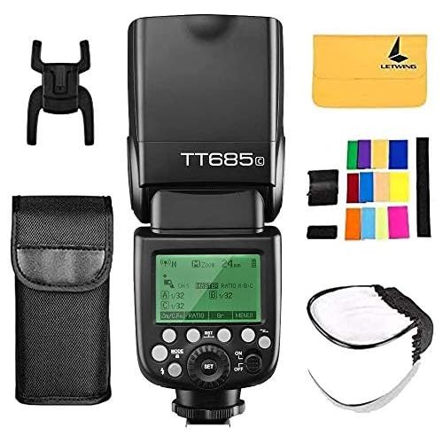  Godox GODOX TT685C Thinklite TTL Camera Flash 2.4GHz High Speed 18000s GN60 Compatible Canon EOS Cameras E-TTL II Autoflash (TT685C)