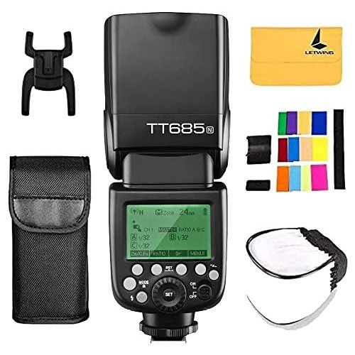  Godox TT685N 2.4GHz High Speed 18000s GN60 TTL Camera Flash Compatible for Nikon Cameras I-TTL II Autoflash