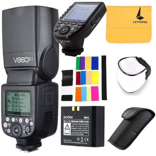  Godox V860II-S Ving 2.4G TTL Li-on Battery Camera Flash Speedlite Compatible Sony Camera,Godox XPro-S Wireless Flash Trigger X System High-Speed with Big LCD Screen