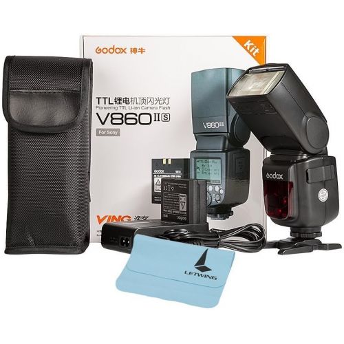  Godox V860II-S Ving 2.4G TTL Li-on Battery Camera Flash Speedlite Compatible Sony Camera,Godox XPro-S Wireless Flash Trigger X System High-Speed with Big LCD Screen