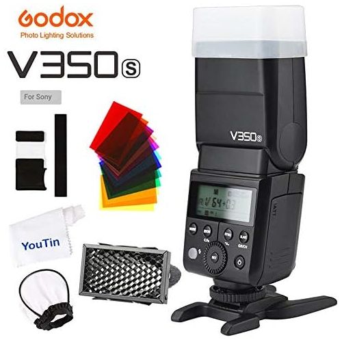  Godox V350S TTL Flash HSS Camera Flash 2.4G Speedlight with Li-ion Rechargeable Battery Compatible Sony Cameras A7RIII A7RII A7R A77II RX10 A9 A58 A99 ILCE6000L