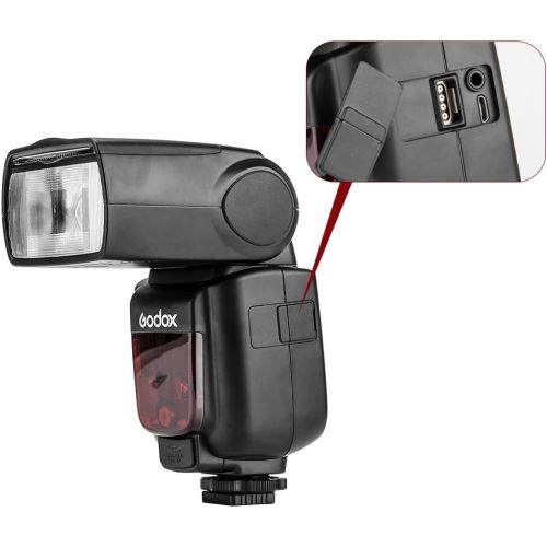  Godox TT685S HSS 18000S GN60 TTL Flash Speedlite with X1T-S 2.4G TTL Wireless Flash Trigger, Flash Diffuser Softbox and Flash Color Filters for Sony DSLR Cameras with MI Shoe