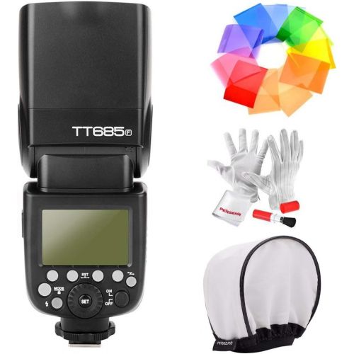  Godox TT685F 2.4G TTL Flash Speedlite for Fujifilm GN60 18000S HSS 0.1-2.s Recycle Time 230 Full Power Flashes 22 Steps of Power Output