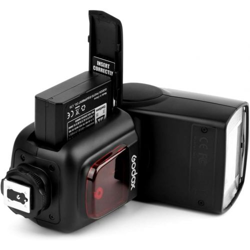  Godox V860II-S High-Speed Sync GN60 2.4G TTL Li-ion Battery Camera Flash Speedlite+X1T-S Wireless Trigger Transmitter Compatible Sony Camera +15x17cm softbox & Filter +USB LED