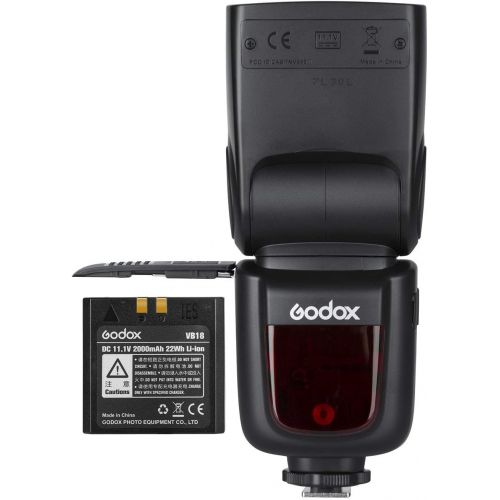  Godox Ving V850II GN60 2.4G 18000s HSS Camera Flash Speedlight with 2000mAh Li-ion Battery Features 1.5s Recycle time and 650 Full Power Pops Compatible Canon Nikon Pentax Olympas