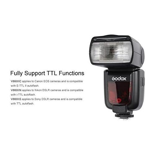  Godox Ving V860II-C E-TTL Li-ion Flash Speedlite for Canon Cameras 6D 50D 60D 1DX 580EX II 5D Mark II III
