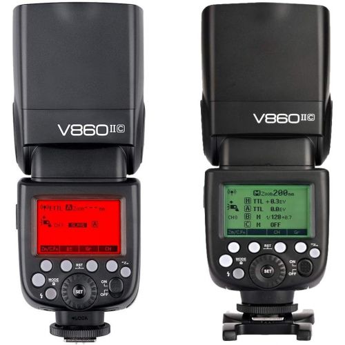  Godox V860II-C Pioneering 2.4G Wireless E-TTL II Li-on Camera Flash Speedlite Compatible Canon 6D 50D 60D 1DX 580EX II 5D Mark II III (V860II-C)