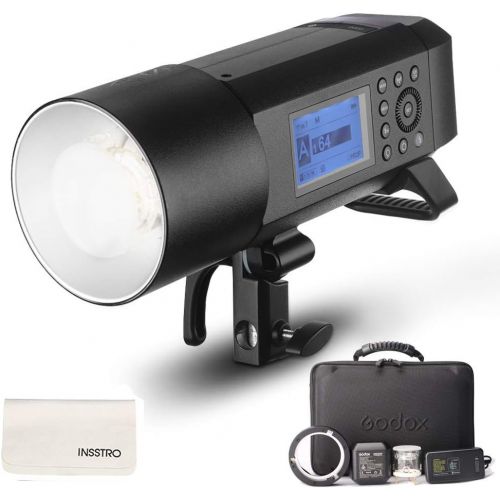  Godox AD400Pro All-in-one Outdoor Flash Strobe Battery-Powered Monolight with TTL HSS 2.4GHz X Wireless Remote System (Support Various Accessories by Different Adapter Ring)