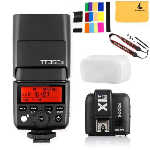  Godox GODOX TT350S 2X Mini Flash TTL HSS 1  8000s 2.4G Wireless with X1T-S Flash Trigger Transmitter Compatible Sony Mirrorless Camera Cameras a7R a58 a99 ILCE6000L a77II RX10