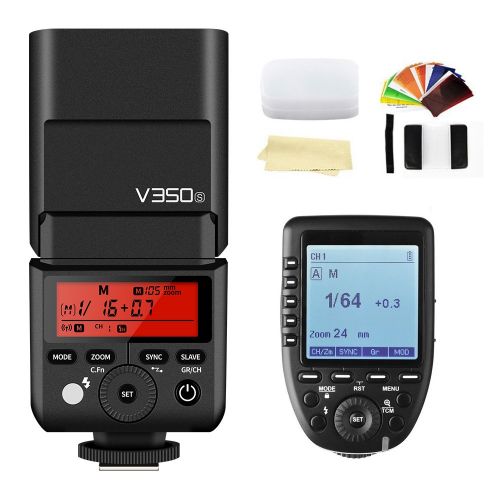  Godox V350S TTL 2.4G GN36 HSS 18000s Camera Flash Speedlite Light Compatible for Sony Cameras +XPro-S High-Speed Sync Wireless Flash Trigger Transmitter