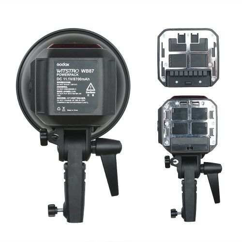  Godox AD600B Outdoor Studio Flash Strobe Light, TTL 600W GN87 High Speed Sync,Build-in 2.4G Wireless X System, 8700mAh Battery to Provide 500 Full Power Flash with Bowens Mount