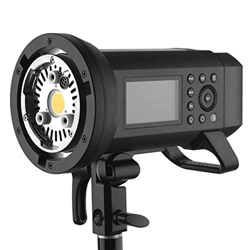  Godox AD400Pro 400Ws GN72 TTL 18000s HSS 2.4G X System All-in-One Outdoor Flash Speedlite Strobe Light,Battery-Powered Monolight,390 Full Power Pops,0.01-1s Recycle Time,30w LED M