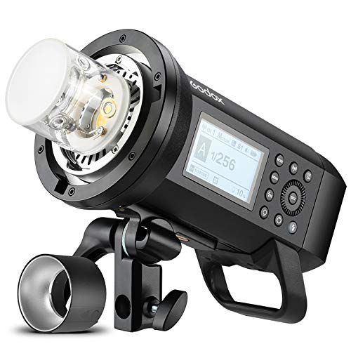  Godox AD400Pro 400Ws GN72 TTL 18000s HSS 2.4G X System All-in-One Outdoor Flash Speedlite Strobe Light,Battery-Powered Monolight,390 Full Power Pops,0.01-1s Recycle Time,30w LED M