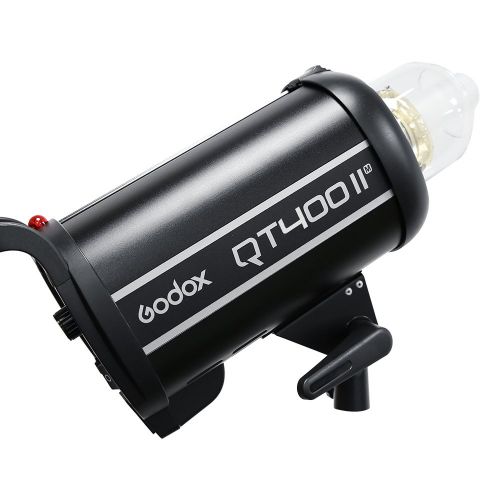  Godox QT400II Built-in 2.4G Wireless X System,High Speed Studio Strobe Flash Light + Xpro-F Trigger Compatible Fuji,Softbox,Light Stand, Studio Boom Arm Top Light Stand (110v)