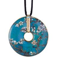 Goebel 66989633 Kette mit Amulett - Motiv Bluehende Mandelbaumzweige nach Vincent van Gogh