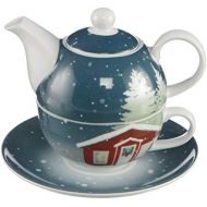[아마존베스트]Goebel Scandic Home Christmas at Home - Tea for One Bunt